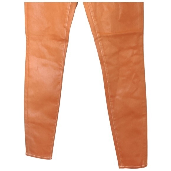 NWT L'Agence Marguerite Natural high rise Skinny Java Coated Jeans size 25 - Picture 10 of 12